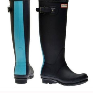 Hunter Matte Navy Rainboots